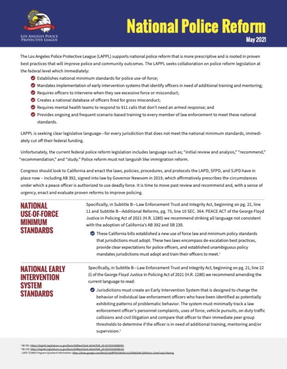 National Police Reform